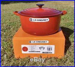 Le Creuset 7.25 qt French (Dutch) Oven in Cerise Cherry Red New In Box