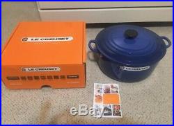 Le Creuset 7.25 qt French (Dutch) Oven in Cobalt Blue New In Box