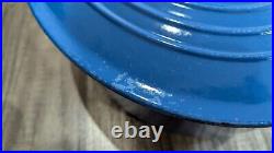 Le Creuset 9.5 QT #35 Blue Cast Iron Oval Dutch Oven Casserole withLid