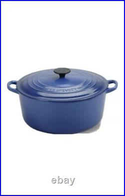 Le Creuset 9 qt French (Dutch) Oven in Cobalt Blue (Classic) New In Box