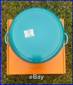 Le Creuset 9qt French (Dutch) Oven Bleu Caraïbes (Caribbean Teal) 30cm 9 quart