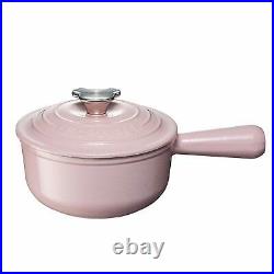 Le Creuset Baby Saucepan Cast Iron 16cm Chiffon Pink 21007-16-40 New F/S