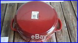 Le Creuset Bon Appetit 4.5 Qt #24 Gold Knob Cast Iron Round Dutch Oven Limited