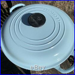 Le Creuset Braiser Light Blue 2.5 Qt #26 Braiser 10.5 dia