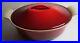 Le Creuset CHRISTMAS! Enameled Cast Iron Red Oval Dutch Oven, 6.75 qt, Cerise