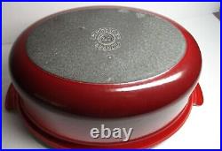 Le Creuset CHRISTMAS! Enameled Cast Iron Red Oval Dutch Oven, 6.75 qt, Cerise