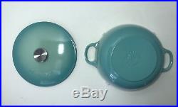 Le Creuset COOL MINT Soup Pot Dutch Oven 1.5qt 18cm SUPER RARE