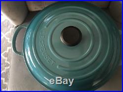 Le Creuset Caribbean Blue Cast Iron Braiser Pan 3.5 qt 30