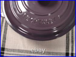 Le Creuset Cassis Cast Iron Risotto Pot 3 1/2 Qt. Newbox