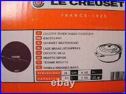 Le Creuset Cassis Cast Iron Risotto Pot 3 1/2 Qt. Newbox