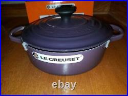 Le Creuset Cassis Cast Iron Risotto Pot 3 1/2 Qt. Newbox