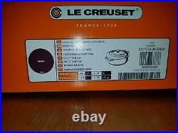 Le Creuset Cassis Cast Iron Risotto Pot 3 1/2 Qt. Newbox