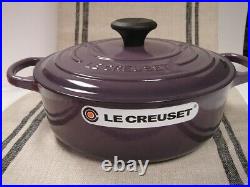 Le Creuset Cassis Cast Iron Risotto Pot 3 1/2 Qt. Newbox