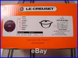 Le Creuset Cassis Cast Iron Soup Pot 4 1/2 Qt. Trivet/cookbook Newbox