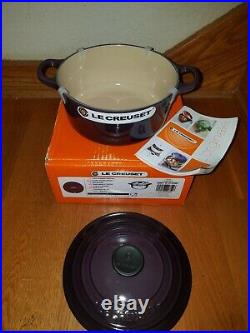 Le Creuset Cassis Round Dutch Oven 2.0 Quart