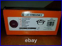 Le Creuset Cassis Round Dutch Oven 2.0 Quart