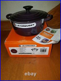 Le Creuset Cassis Round Dutch Oven 2.0 Quart