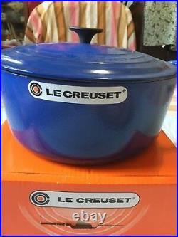 Le-Creuset Cast Iron 28cm 11inches 6.7 liters 7 1/4 US qt. Made in France