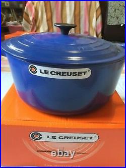 Le-Creuset Cast Iron 28cm 11inches 6.7 liters 7 1/4 US qt. Made in France