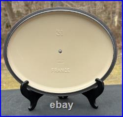 Le Creuset Cast Iron 31 Oval Dutch Oven with Lid Cerise Red 6-3/4 Qt