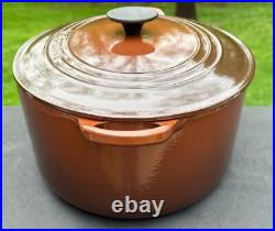 Le Creuset Cast Iron 31 Oval Dutch Oven with Lid Chestnut 6-3/4 Qt
