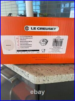 Le Creuset Cast Iron 4-Quart Pumpkin Cocotte Dutch Oven in Meringue