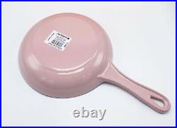 Le Creuset Cast Iron Omelet Fry Pan Skillet Chiffon Pink 7.75 New In Box