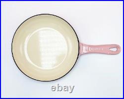 Le Creuset Cast Iron Omelet Fry Pan Skillet Chiffon Pink 7.75 New In Box