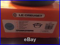 Le Creuset. Cast Iron ROUND Dutch Oven 5.5 (5 1/2 Qt) CARIBBEAN