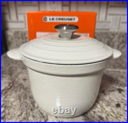 Le Creuset Cast Iron Rice Pot Blanc Shiny White 18cm