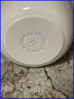 Le Creuset Cast Iron Rice Pot Blanc Shiny White 18cm
