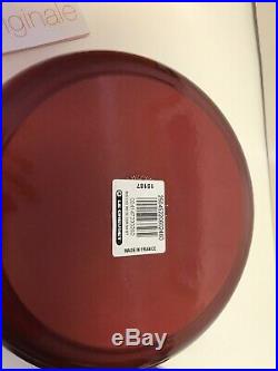 Le Creuset Cast Iron Round Casserole/dutch Oven 2 3/4 Quart Cherry Red Nib