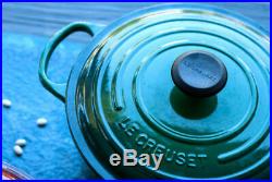 Le Creuset Cast-Iron Round Dutch Oven-(Cactus Juniper)-5.5 Qt-Retails $450