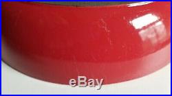 Le Creuset Cherry Red 3.5 Quart #30 Cast Iron Lidded 12 Braiser/Dutch Oven