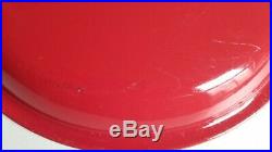 Le Creuset Cherry Red 3.5 Quart #30 Cast Iron Lidded 12 Braiser/Dutch Oven