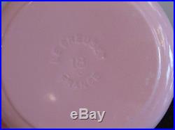 Le Creuset Chiffon Pink 2 Qt 1.8 Liters #18 Cast Iron Saucepan