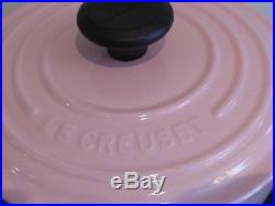 Le Creuset Chiffon Pink 2 Qt 1.8 Liters #18 Cast Iron Saucepan