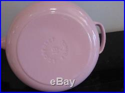 Le Creuset Chiffon Pink 2 Qt 1.8 Liters #18 Cast Iron Saucepan