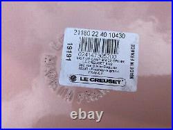 Le Creuset Chiffon Pink Signature Cast Iron Round Braiser 1 1/2 Qt New