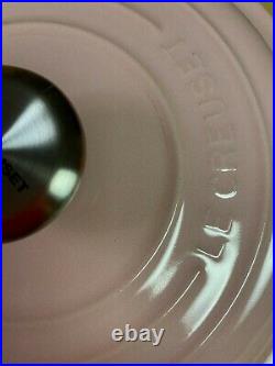 Le Creuset Chiffon Pink Signature Cast Iron Round Braiser 1 1/2 Qt New