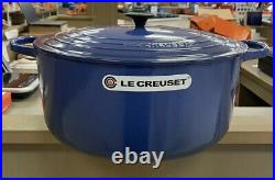 Le Creuset Classic 13.25 Qt Round Dutch Oven Cobalt Blue New In Box