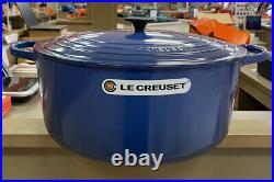 Le Creuset Classic 13.25 Qt Round Dutch Oven Cobalt Blue New In Box