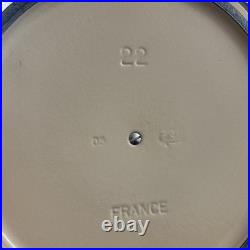 Le Creuset Cocotte Ronde 22 Enameled Cast Iron Dutch Oven Purple 3.5 Qt France