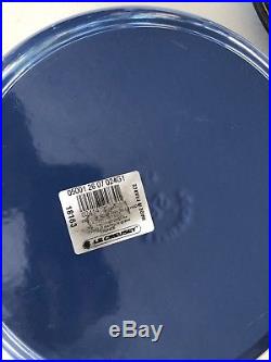 Le Creuset Dutch Oven Cast Iron 5.5Qt #26 Blue Cobalt(see Details)