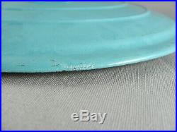 Le Creuset E Turquoise Dutch Oven, 9-5/8, round, cast iron, stock pot, blue vtg