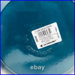 Le Creuset Enamel Cast Iron 3.5 Qt. Round Dutch Oven Deep Teal Brand New In Box