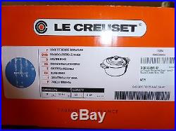 Le Creuset Enameled Cast Iron 5 1/2 Qt Round Casserole French Oven Marseille