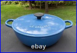 Le Creuset Enameled Cast Iron Blue 22 Marmite/Soup Pot 2-3/4 qt. Made In France