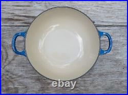 Le Creuset Enameled Cast Iron Blue 22 Marmite/Soup Pot 2-3/4 qt. Made In France