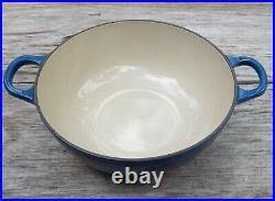 Le Creuset Enameled Cast Iron Blue 22 Marmite/Soup Pot 2-3/4 qt. Made In France